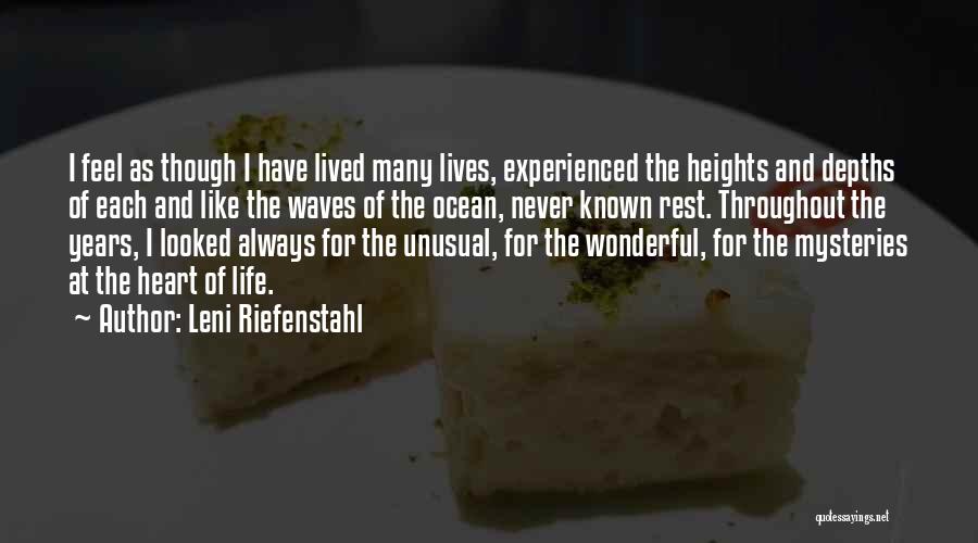 Leni Riefenstahl Quotes 1579032