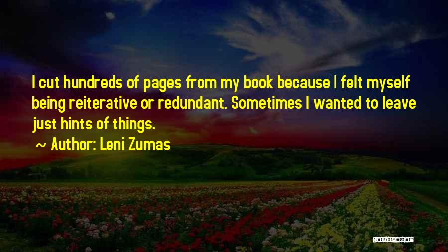 Leni Zumas Quotes 279576