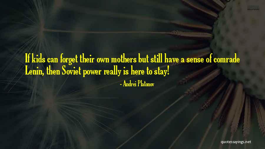 Lenin's Quotes By Andrei Platonov