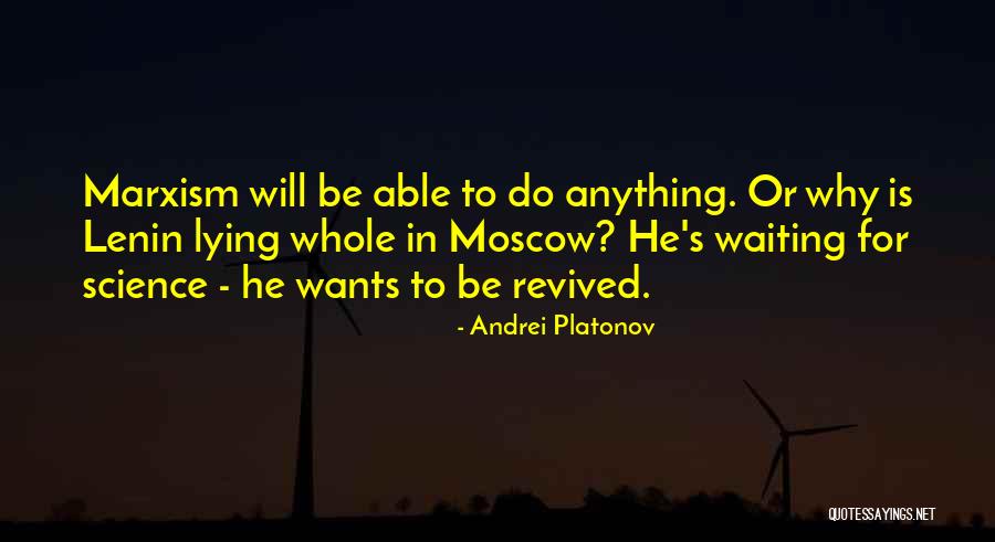 Lenin's Quotes By Andrei Platonov