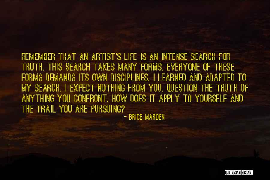 Lenkei Viki Quotes By Brice Marden Lenkei Viki Quotes By Brice Marden
