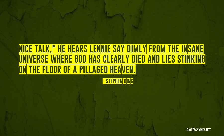 Lennie Quotes By Stephen King