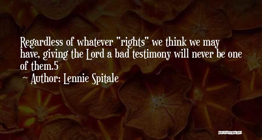 Lennie Spitale Quotes 1398298