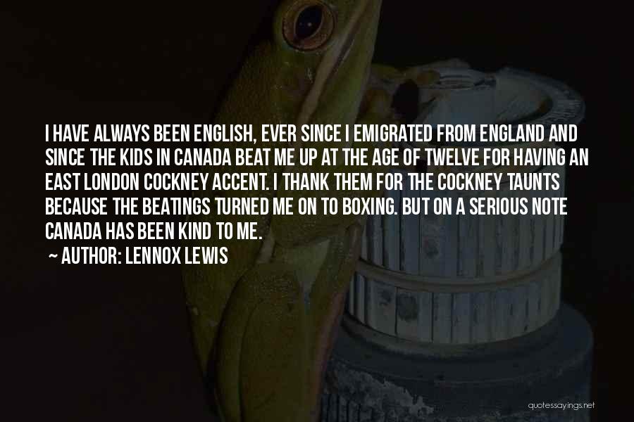 Lennox Lewis Quotes 1323669