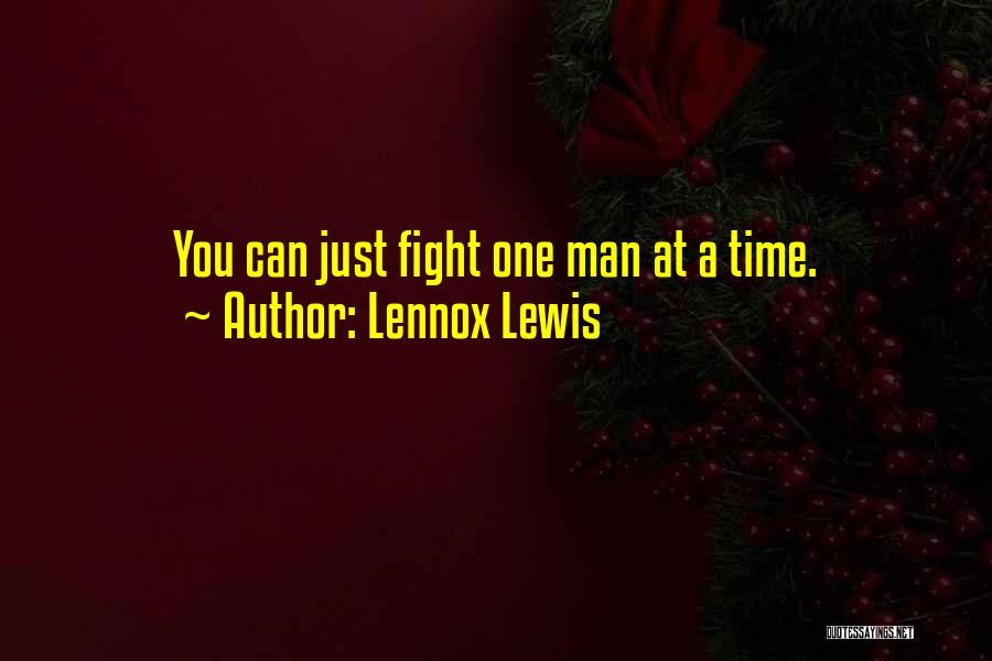 Lennox Lewis Quotes 1517814