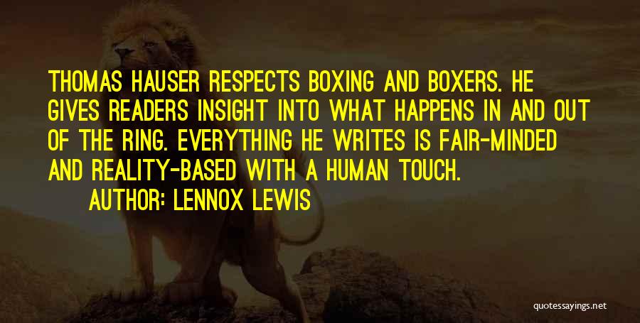 Lennox Lewis Quotes 1969526