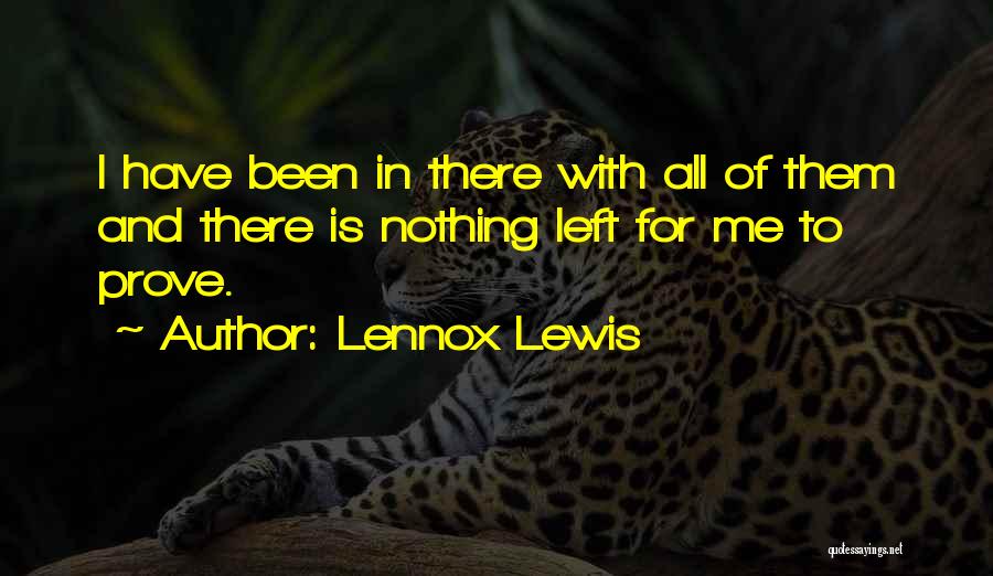 Lennox Lewis Quotes 476110