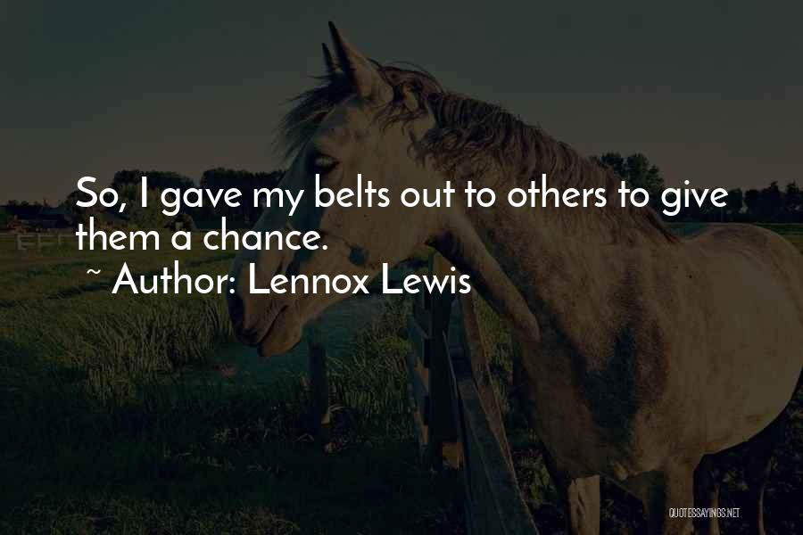 Lennox Lewis Quotes 954821