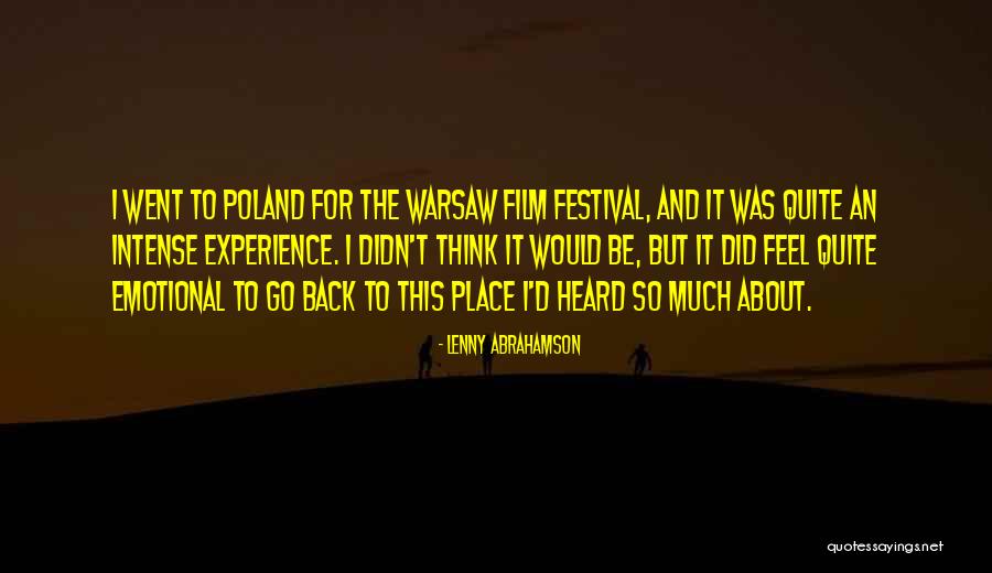 Lenny Abrahamson Quotes 192574 Lenny Abrahamson Quotes 192574