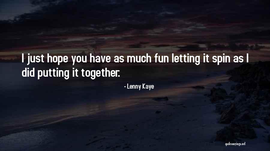 Lenny Kaye Quotes 663284