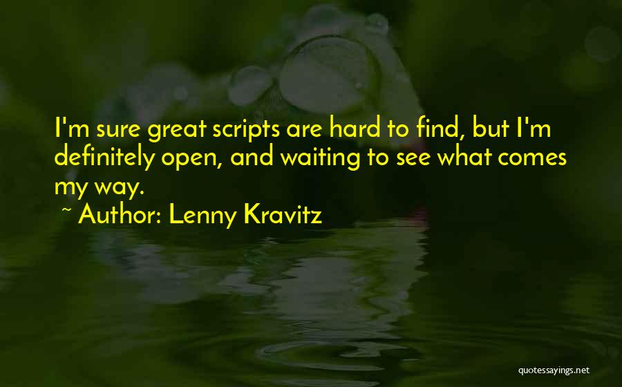 Lenny Kravitz Quotes 1384542