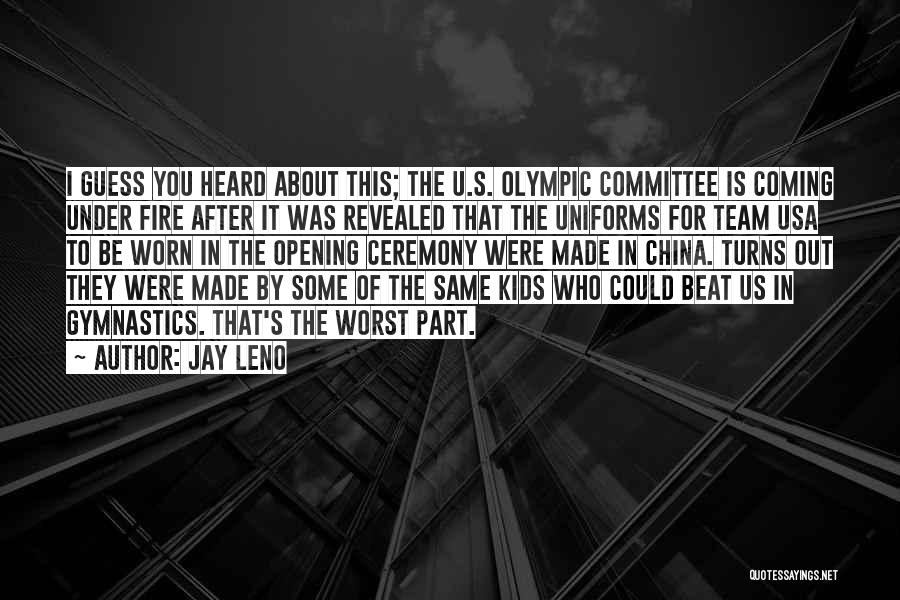 Leno Quotes By Jay Leno