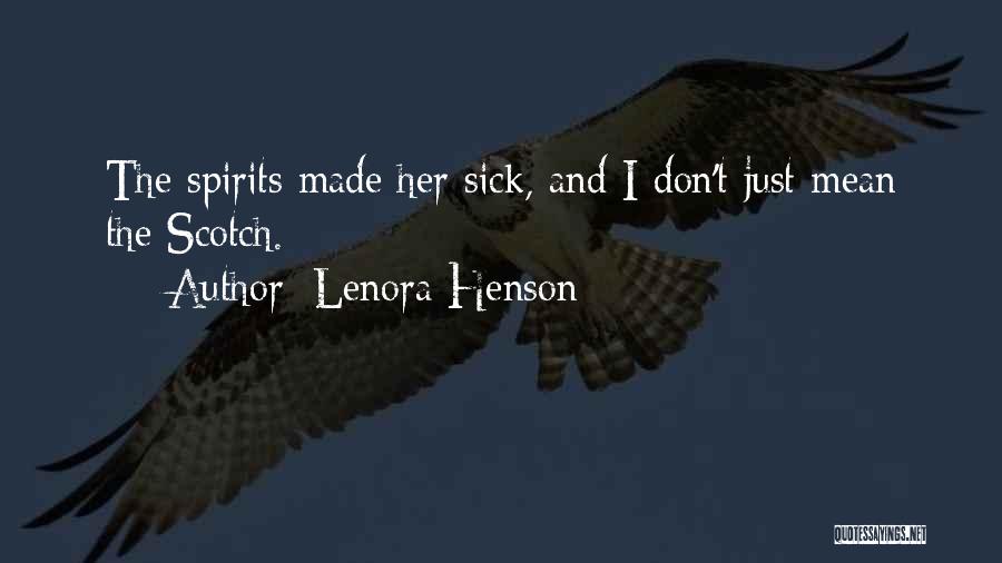 Lenora Henson Quotes 540320