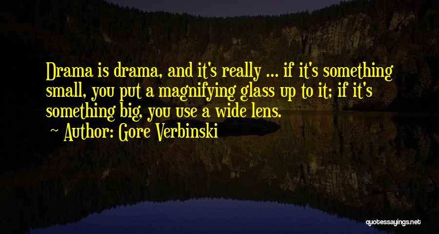 Lens Quotes By Gore Verbinski