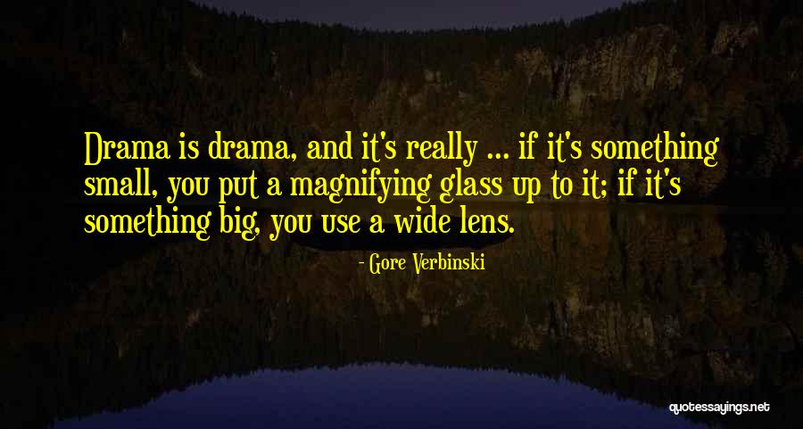 Lens Quotes By Gore Verbinski