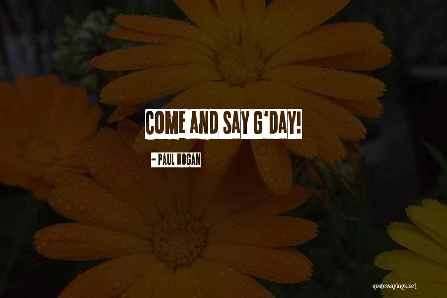 Lenturan Quotes By Paul Hogan Lenturan Quotes By Paul Hogan