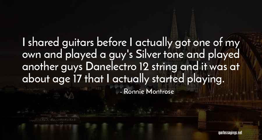 Lentzen Quotes By Ronnie Montrose Lentzen Quotes By Ronnie Montrose