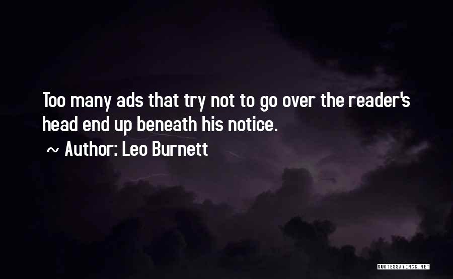 Leo Burnett Quotes 169536