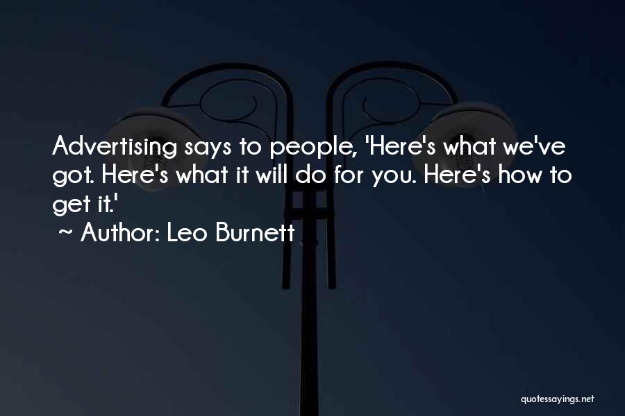 Leo Burnett Quotes 1919494