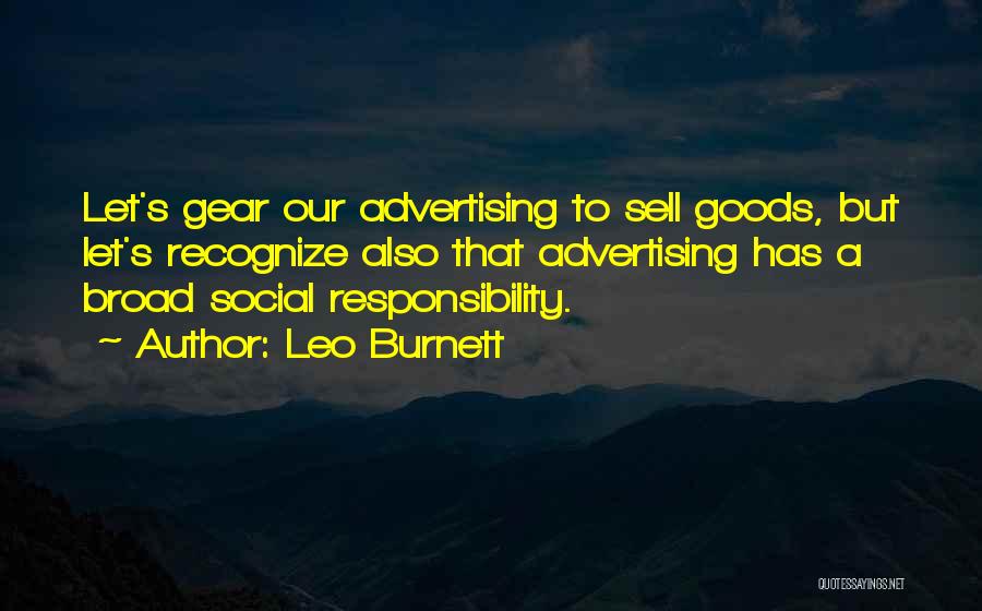 Leo Burnett Quotes 266077