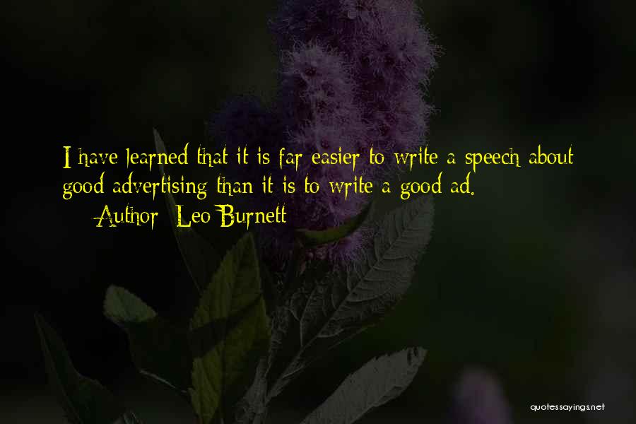 Leo Burnett Quotes 855525
