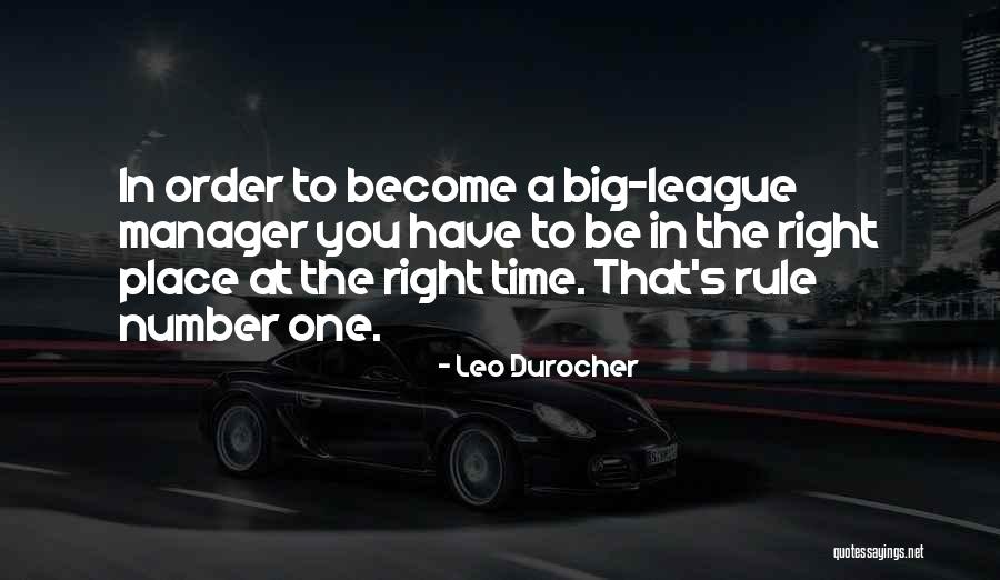 Leo Durocher Quotes 1330946