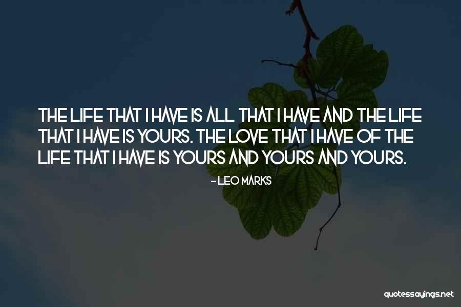 Leo Marks Quotes 802575 Leo Marks Quotes 802575