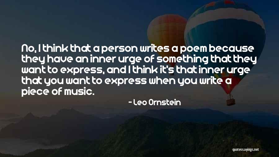 Leo Ornstein Quotes 1675243 Leo Ornstein Quotes 1675243
