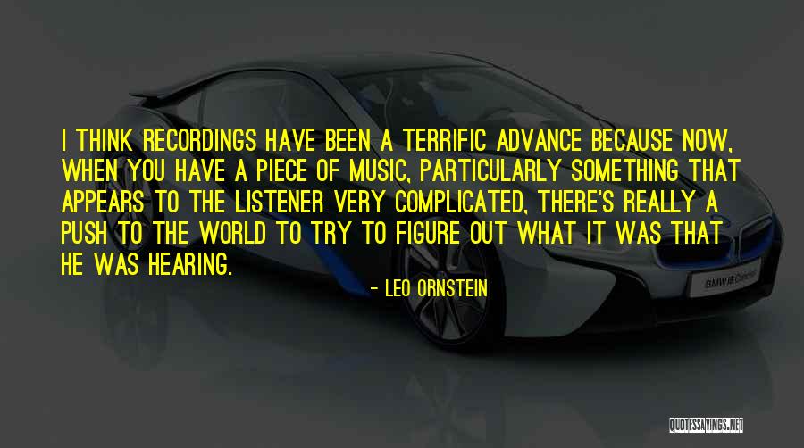 Leo Ornstein Quotes 2087256 Leo Ornstein Quotes 2087256