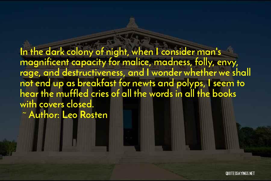 Leo Rosten Quotes 453038