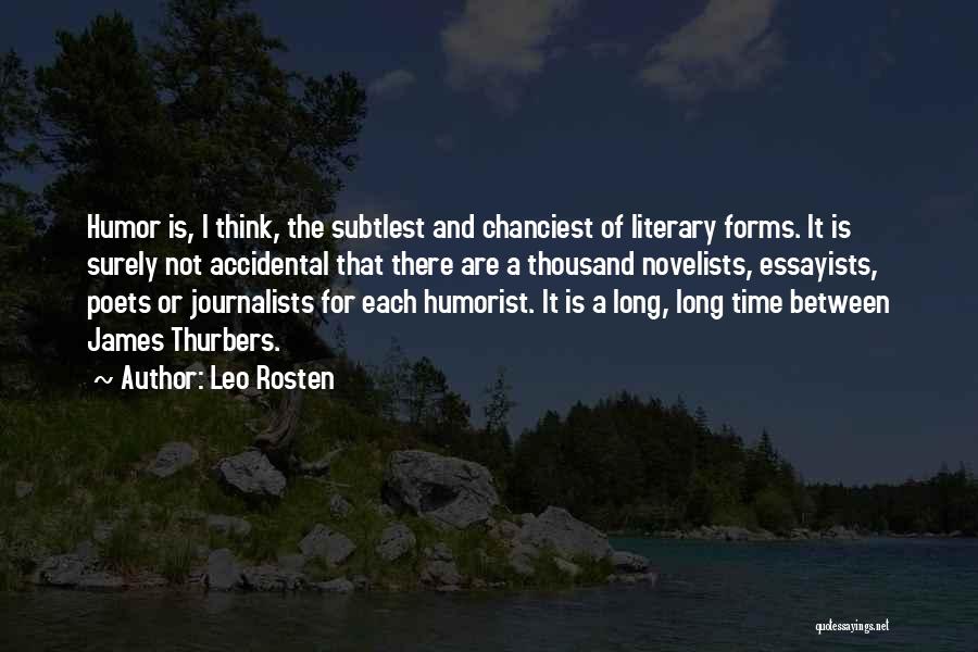 Leo Rosten Quotes 909035