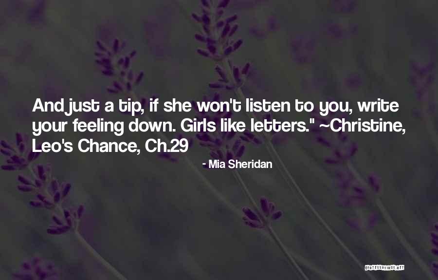 Leo Sign Love Quotes By Mia Sheridan Leo Sign Love Quotes By Mia Sheridan