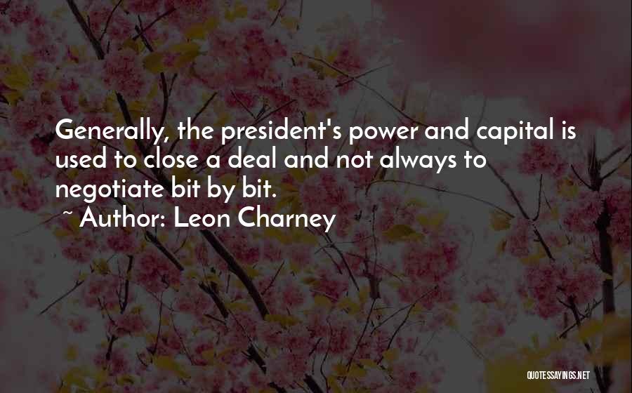 Leon Charney Quotes 1384539