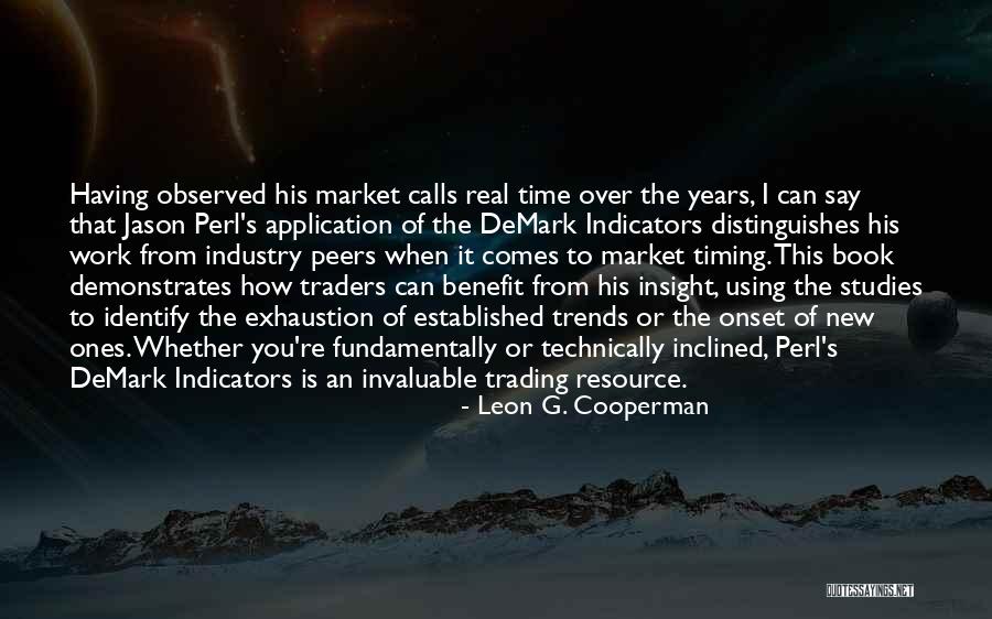 Leon Cooperman Quotes By Leon G. Cooperman Leon Cooperman Quotes By Leon G. Cooperman