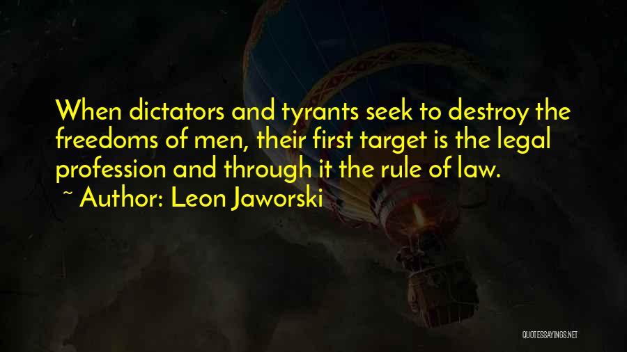 Leon Jaworski Quotes 330301