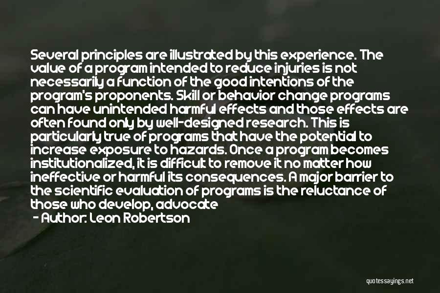 Leon Robertson Quotes 466670