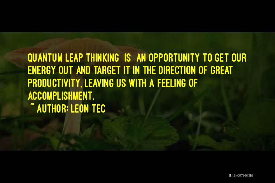 Leon Tec Quotes 1116669