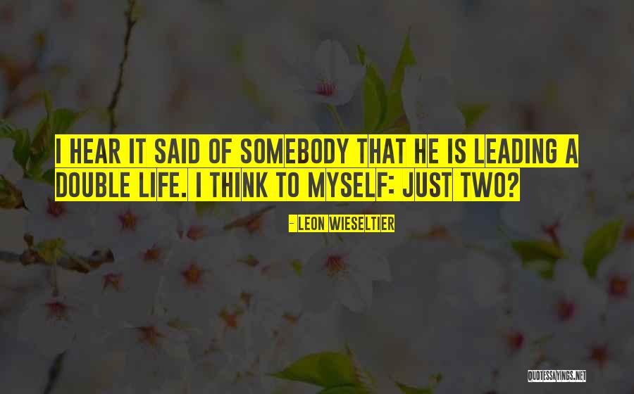 Leon Wieseltier Quotes 1580375 Leon Wieseltier Quotes 1580375