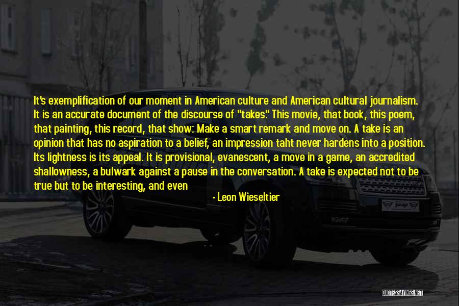 Leon Wieseltier Quotes 851347 Leon Wieseltier Quotes 851347
