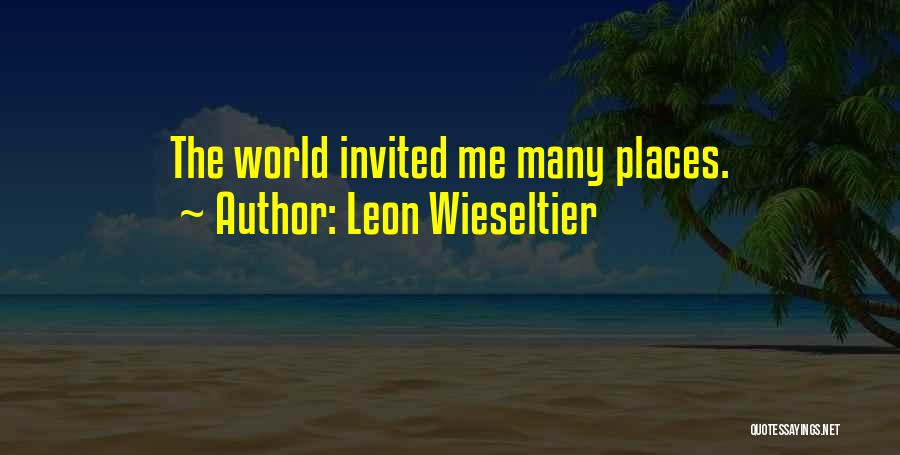 Leon Wieseltier Quotes 858207
