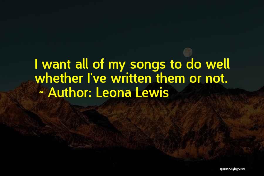 Leona Lewis Quotes 1379948