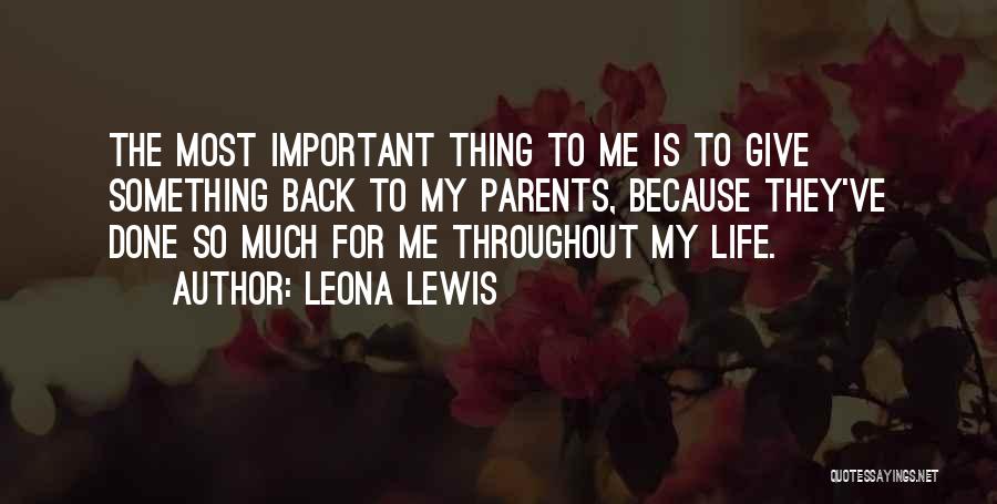 Leona Lewis Quotes 829157