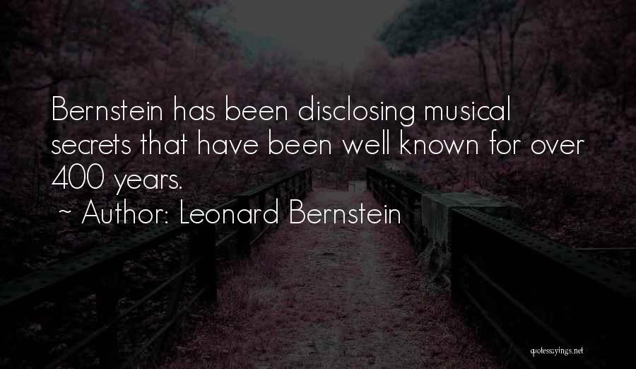 Leonard Bernstein Quotes 107966