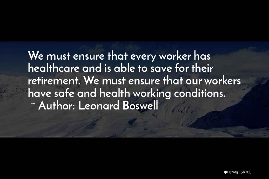 Leonard Boswell Quotes 1567385