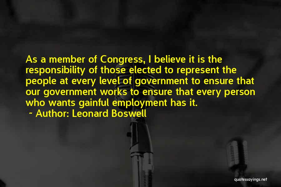 Leonard Boswell Quotes 454296