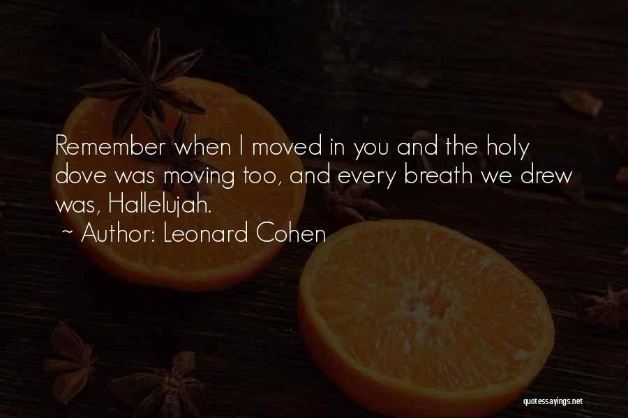 Leonard Cohen Quotes 355507