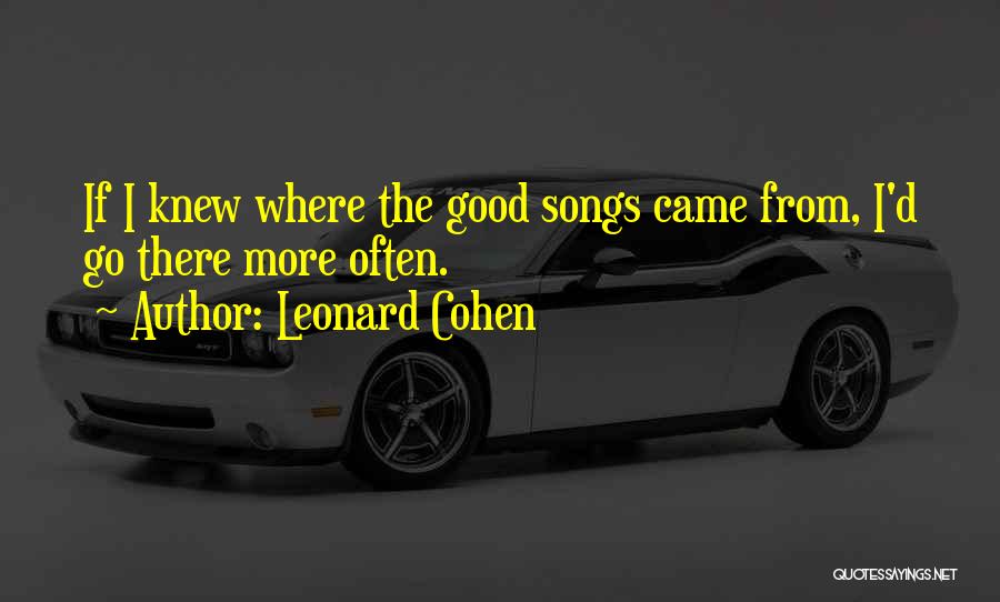 Leonard Cohen Quotes 396620