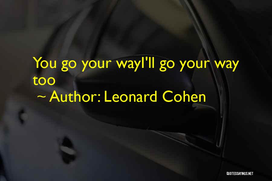 Leonard Cohen Quotes 697696