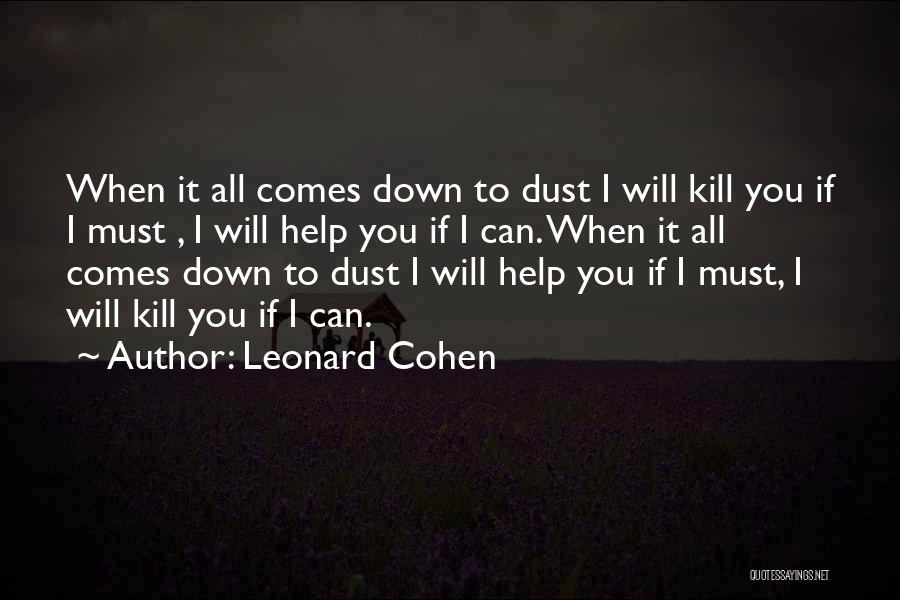 Leonard Cohen Quotes 98483