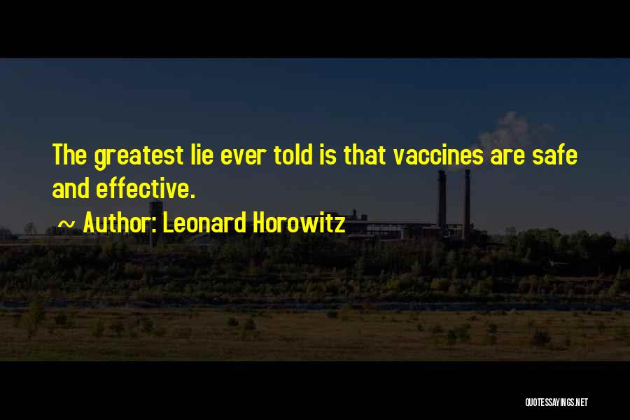 Leonard Horowitz Quotes 1103050